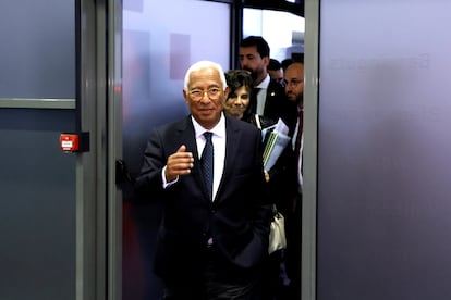 El presidente del Consejo Europeo, António Costa, ha aprovechado para visitar la fábrica de Seat en Martorell.